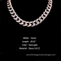 Men's golden chain Cuban chain men's fashion jewelry